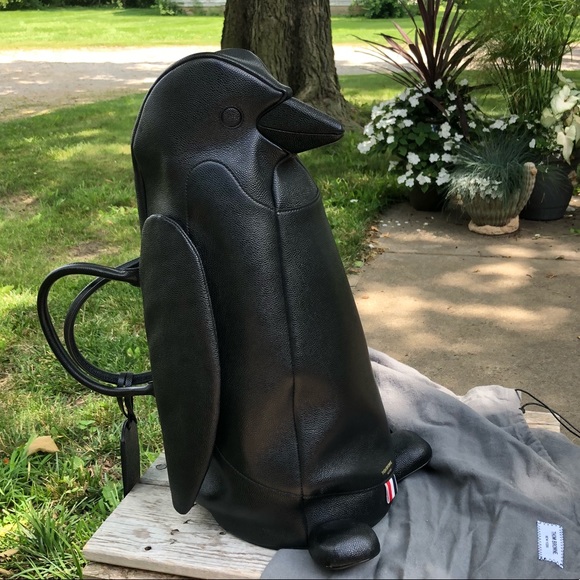 Thom Browne Penguin Bag Weekender Handbag XL - Picture 5 of 16